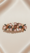 Crystal-Embellished Gold Hair Clip
